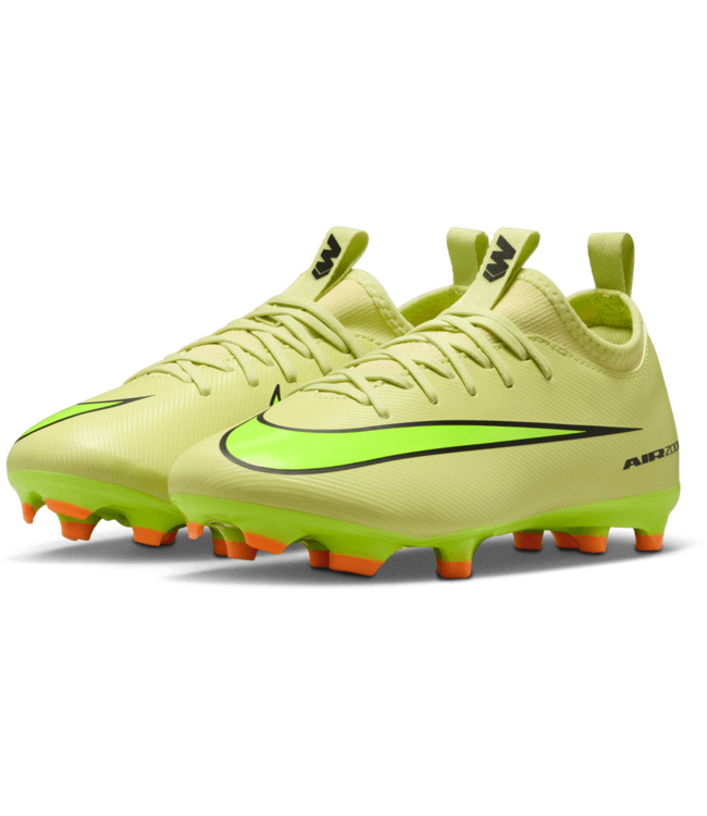 Nike Nike Jr Zoom Mercurial Vapor 16 Max Voltage Academy FG Cleats - Limelight/Volt/Hyper Crimson