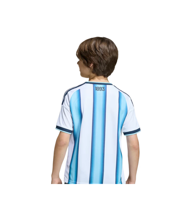 adidas adidas Youth Argentina World Cup 2026 Home Jersey - White/Icey Blue/Light Blue