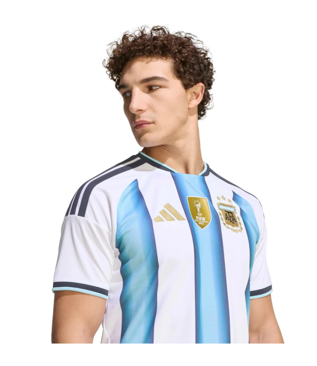 adidas adidas Argentina World Cup 2026 Home Jersey - White/Icey Blue/Light Blue
