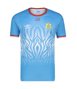 Umbro Umbro DR Congo World Cup 2026 Home Jersey - Sky Blue/Red/White