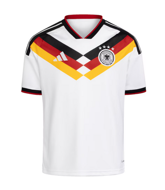 adidas adidas Youth Germany World Cup 2026 Home Jersey - White/Red/Black