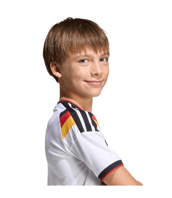adidas adidas Youth Germany World Cup 2026 Home Jersey - White/Red/Black