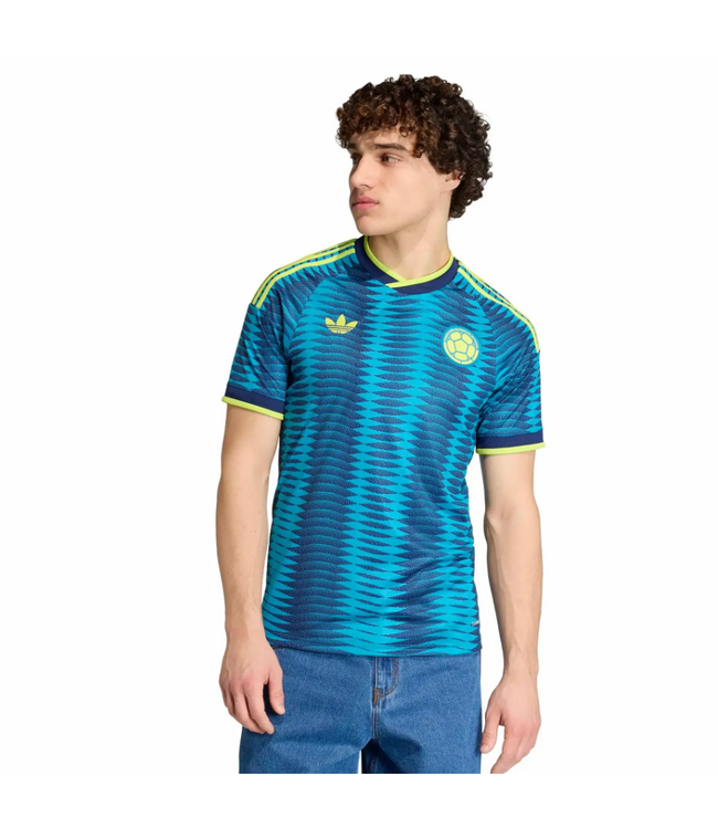 adidas adidas Colombia World Cup 2026 Away Jersey - Mystery Petrol/Yellow