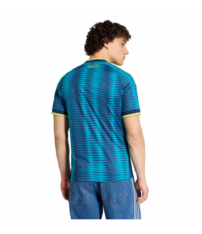 adidas adidas Colombia World Cup 2026 Away Jersey - Mystery Petrol/Yellow