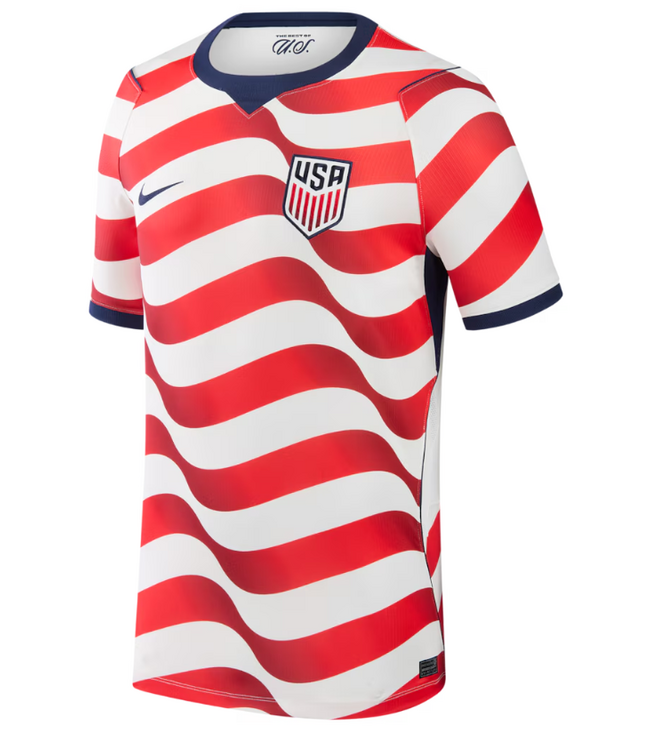 Nike Nike USA United States USMNT World Cup 2026 Home Jersey -Sail/Midnight Navy/Red