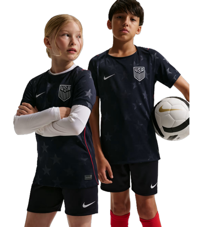 Nike Nike Youth USA United States USMNT World Cup 2026 Away Jersey -Dark Obsidian/Red/Pure Platinum