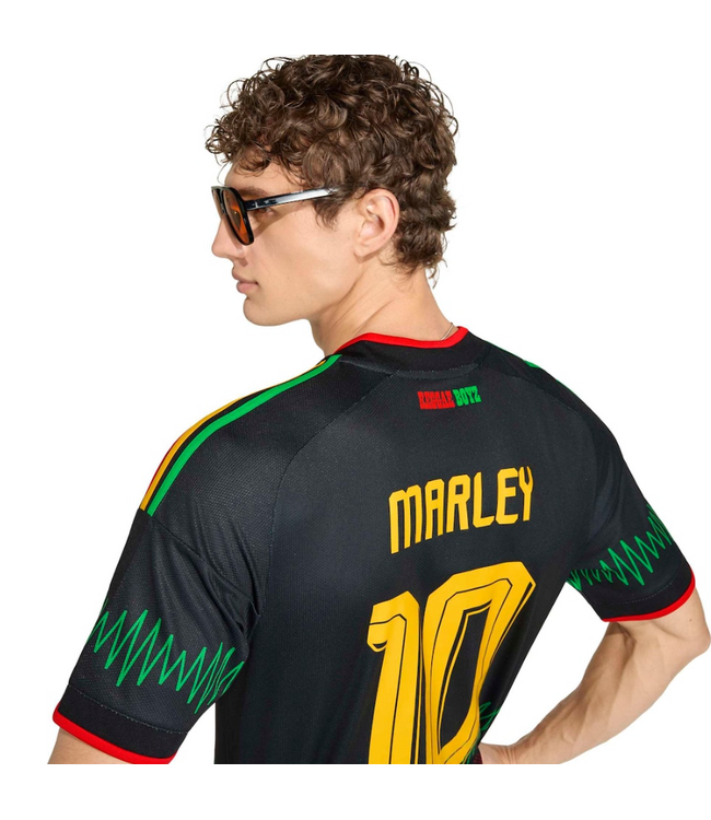 adidas adidas Jamaica World Cup 2026 Marley 10 Away Jersey - Black