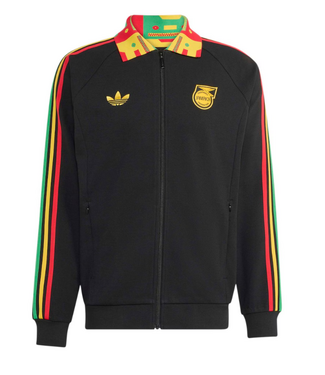 adidas adidas Jamaica World Cup 2026 Bob Marley Anthem Jacket - Black/Multicolor