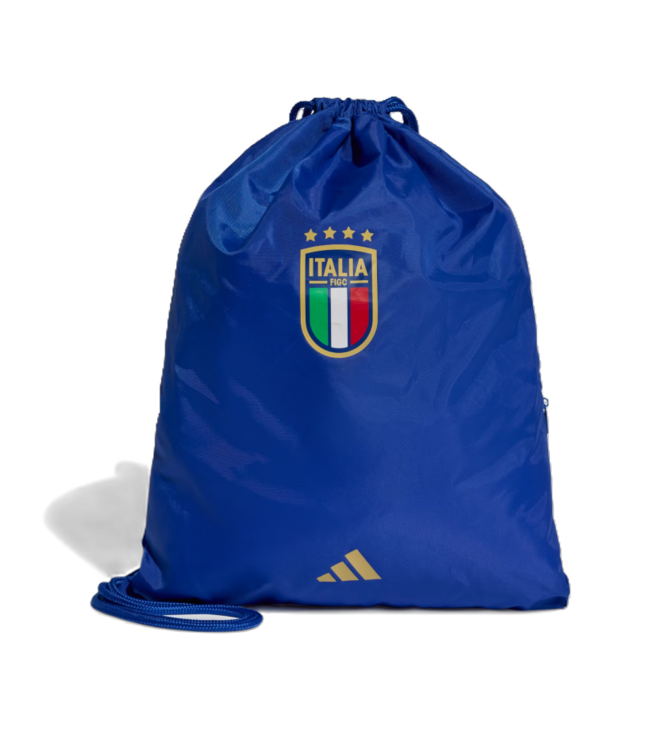 adidas adidas Italy WC World Cup 2026 Gym Sack Clinch Bag - Bold Blue/Light Gold