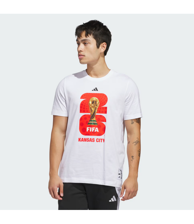 adidas adidas FIFA World Cup 2026 Kansas City Host City Graphic Shirt - White