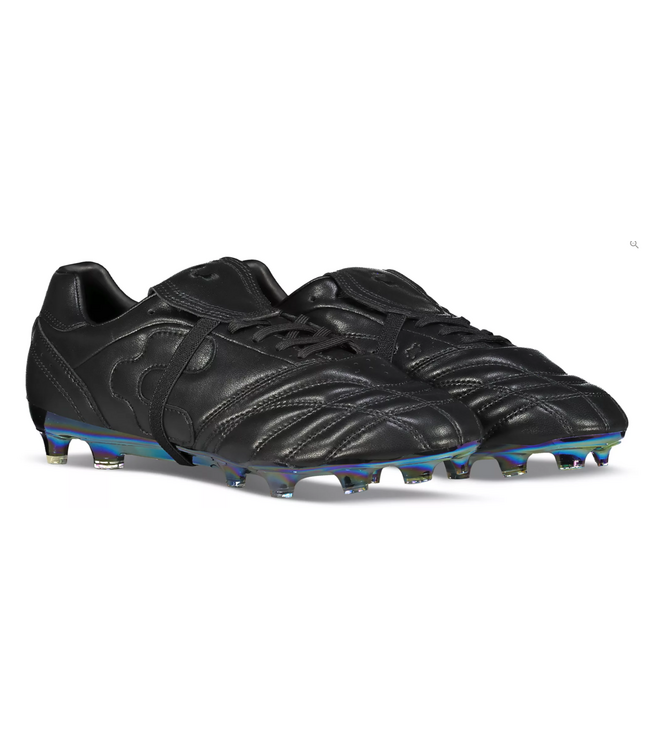 Charly Charly Legendario  PFX Leather LT Folded Tongue FG Soccer Cleats - Blackout