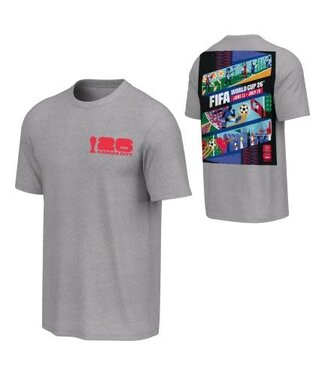 Outerstuff Outerstuff FIFA World Cup 2026 Kansas City Host City Poster Graphic Shirt - Grey
