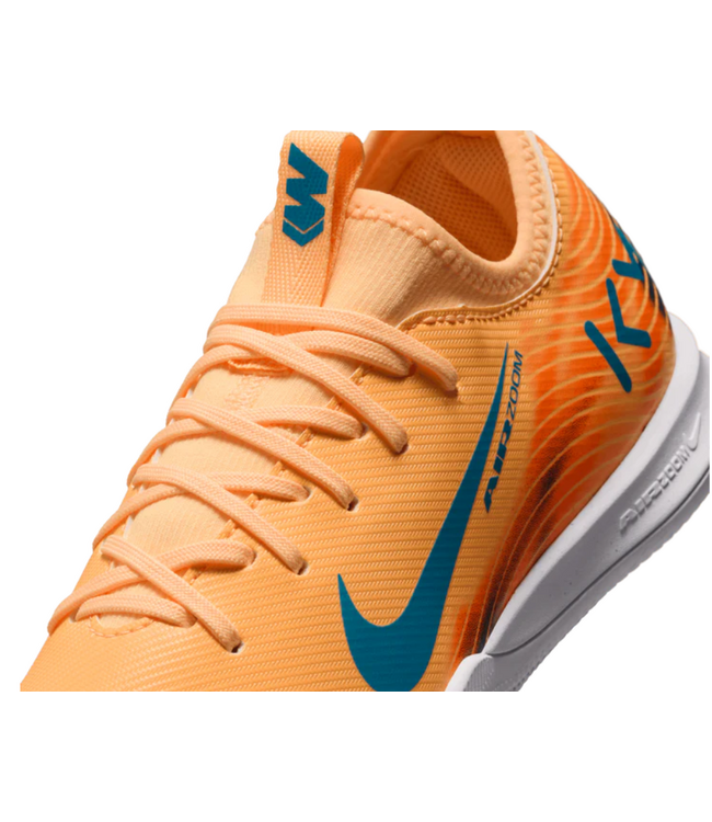 Nike Nike Jr. Zoom Mercurial Vapor 16 Academy Mbappe IC Indoor Shoes- Melon Tint/Neo Turquoise/Igloo
