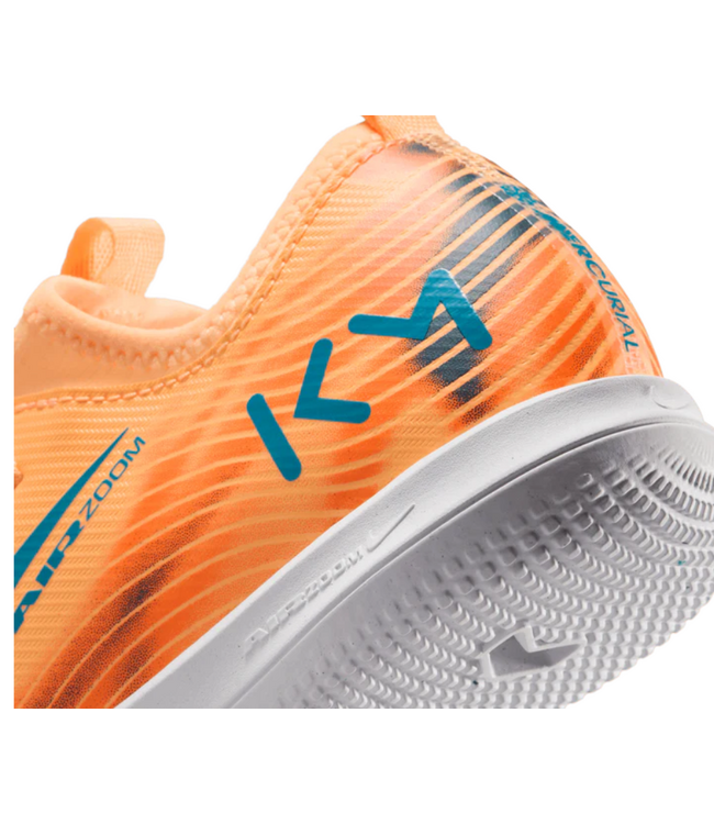 Nike Nike Jr. Zoom Mercurial Vapor 16 Academy Mbappe IC Indoor Shoes- Melon Tint/Neo Turquoise/Igloo