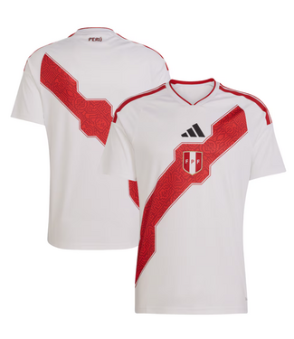 adidas adidas Peru 2026 Home Soccer Jersey- White/Red