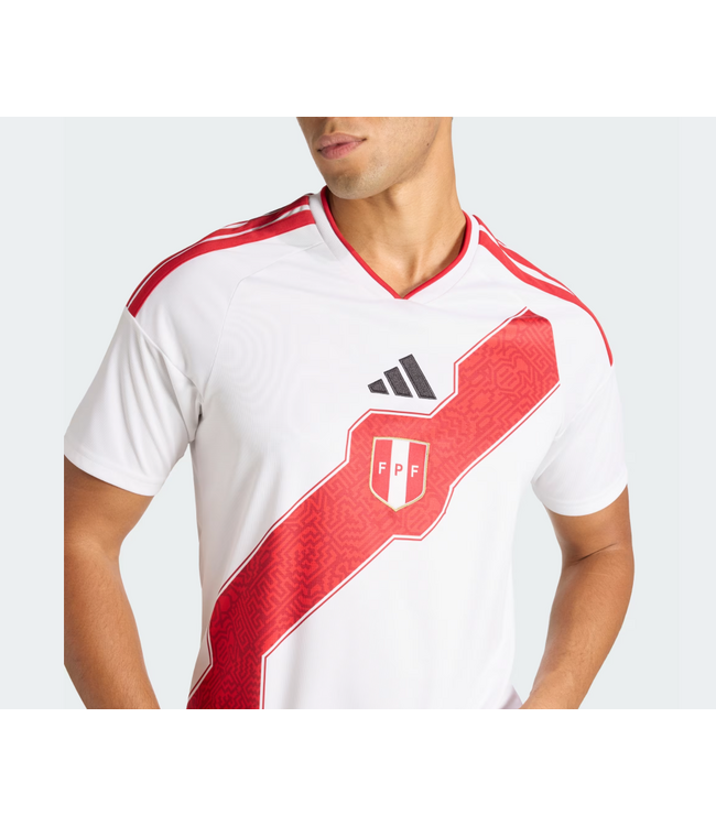 adidas adidas Peru 2026 Home Soccer Jersey- White/Red