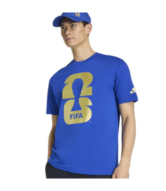 adidas adidas FIFA World Cup 2026 Official Emblem Shirt - Royal Blue