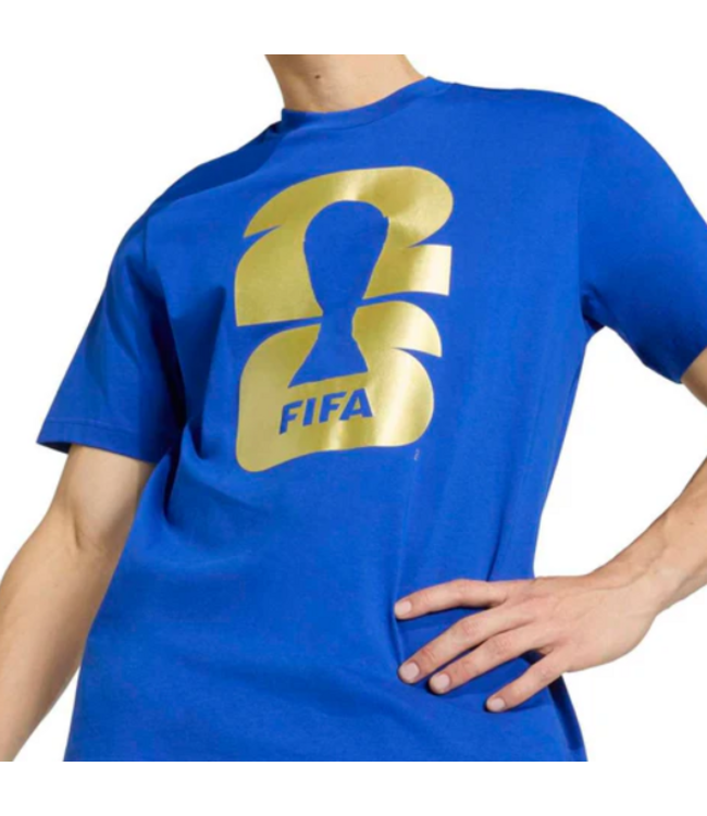 adidas adidas FIFA World Cup 2026 Official Emblem Shirt - Royal Blue