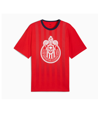 Puma Puma Chivas 2026 Graphic  Crest Tee Shirt - Red