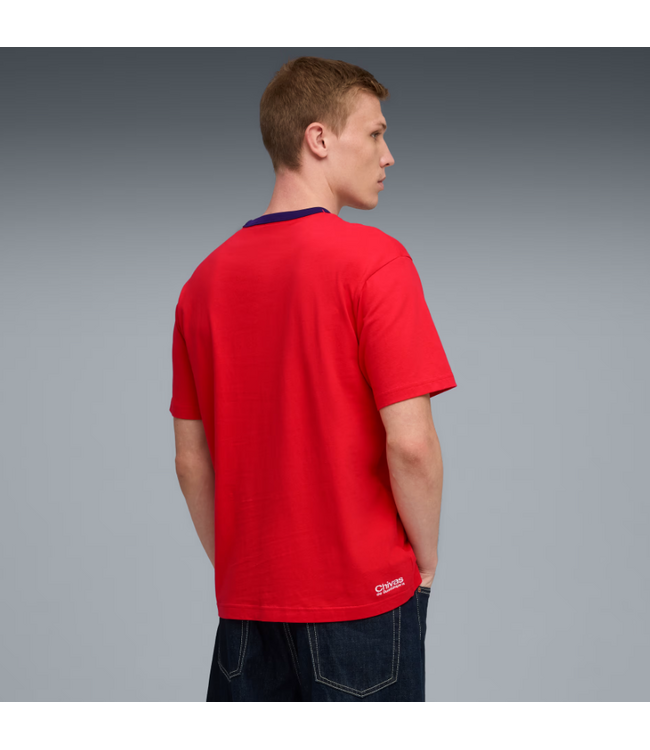 Puma Puma Chivas 2026 Graphic  Crest Tee Shirt - Red