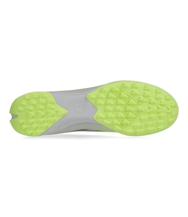 adidas adidas Womens F50 League Mid TF Turf Shoes - Cloud White/Iron Metallic/Hi-Vis Yellow