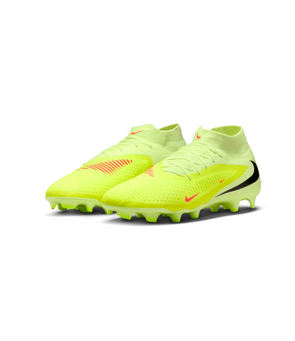 Nike Nike Phantom 6 High Academy FG / MG Cleats - Hyper Crimson/Black/Limelight