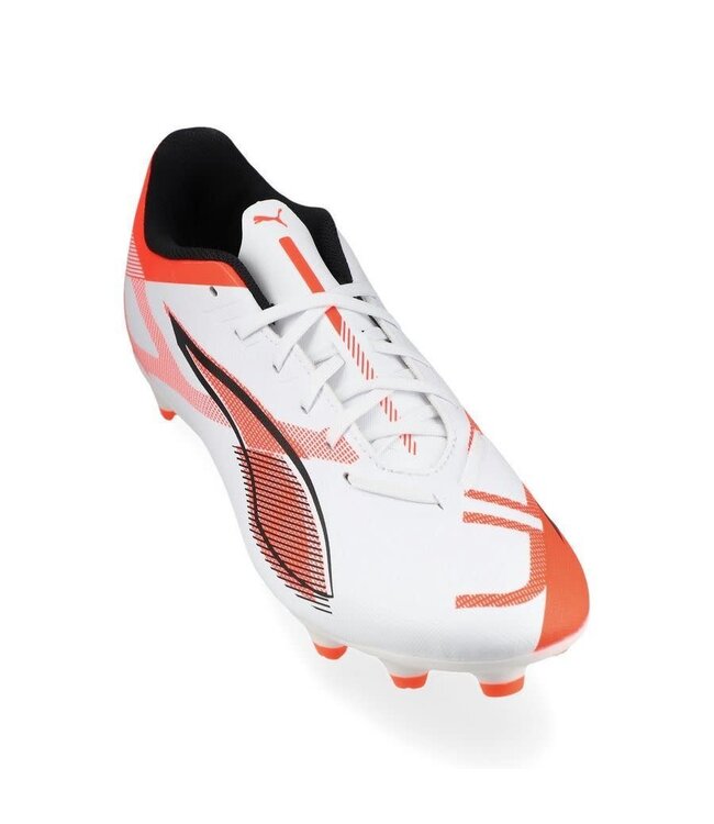 Puma Puma Jr Ultra Play FG/AG - White/Black/Glowing Red