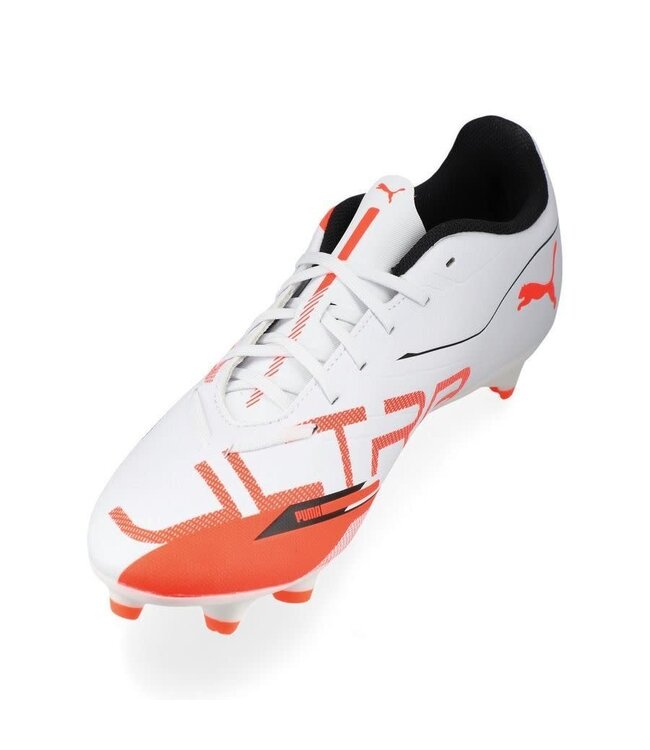 Puma Puma Jr Ultra Play FG/AG - White/Black/Glowing Red