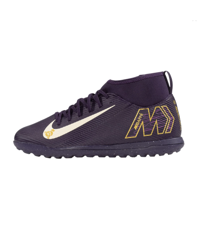 Nike Nike Jr Mercurial Superfly 10 KM Mbappe Club TF Turf Shoes - Grand Purple/Pale Ivory