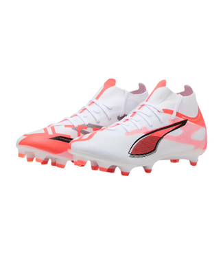 Puma Puma Womens Ultra 6 Match + FG/AG Pack - White/Black/glowing red
