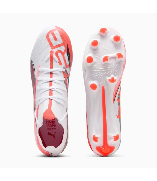 Puma Puma Womens Ultra 6 Match + FG/AG Pack - White/Black/glowing red