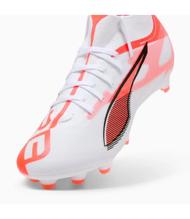 Puma Puma Womens Ultra 6 Match + FG/AG Pack - White/Black/glowing red