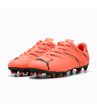 Puma Puma Jr Attaccanto  FG / AG Soccer Shoes - Crimson/Black