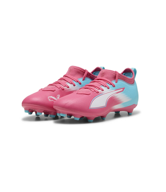 Puma Puma Jr Ultra 6 Match FG/AG - Hero Blue/Sunset Pink/Garnet
