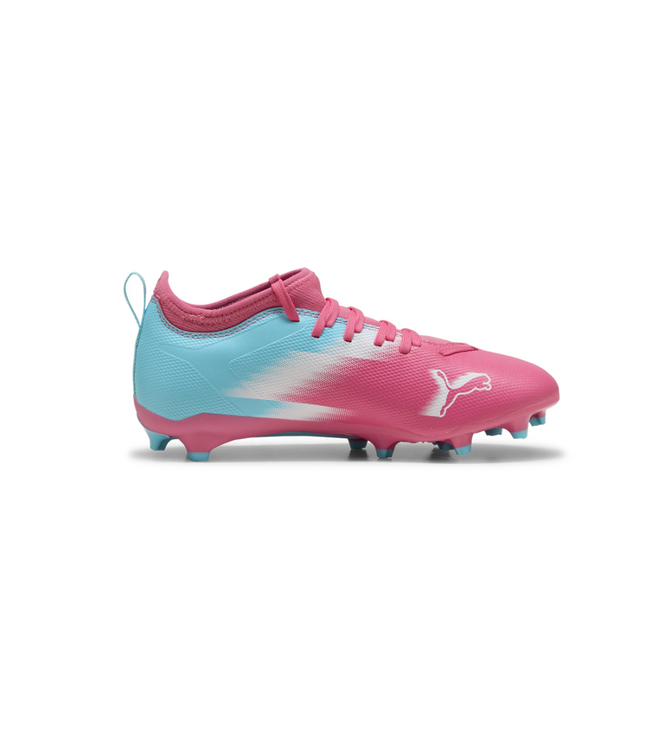 Puma Puma Jr Ultra 6 Match FG/AG - Hero Blue/Sunset Pink/Garnet
