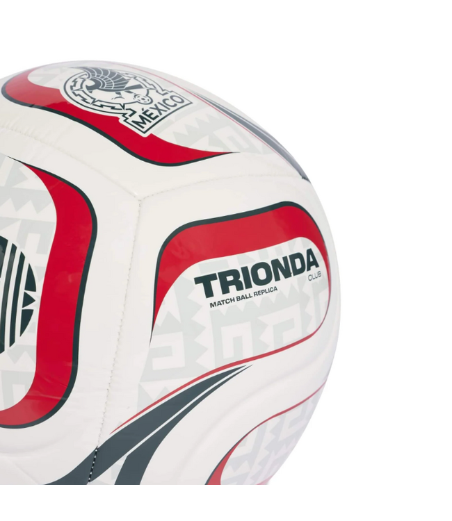 adidas adidas Mexico FIFA World Cup 2026 Trionda Club Soccer Ball - White/Aurora Ivy/Better Scarlet