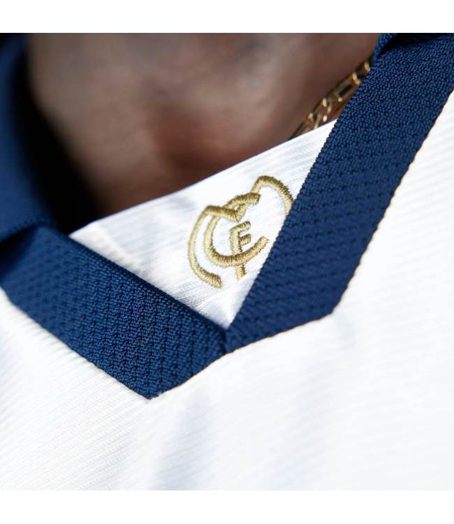 adidas adidas Real Madrid  1999 - 2000 Bring Back Retro Home Jersey - White/Gold/Blue