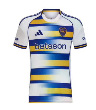 adidas adidas Boca Juniors 2025-2026 Third Jersey - White/Semi Lucid Blue/Bold Gold