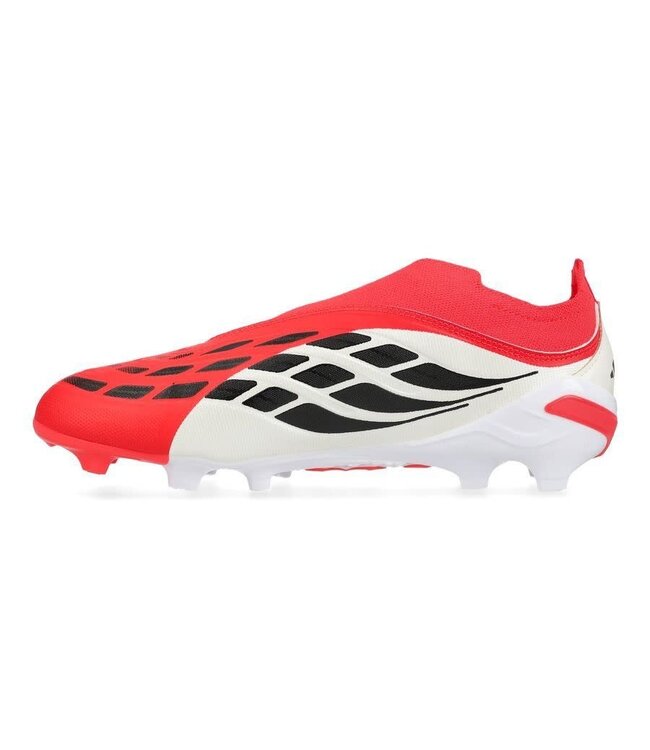 adidas adidas Predator 26 League Laceless FG - Lucid Red/Core Black/Cloud White