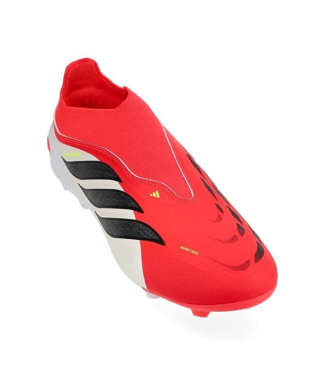 adidas adidas Predator 26 League Laceless FG - Lucid Red/Core Black/Cloud White