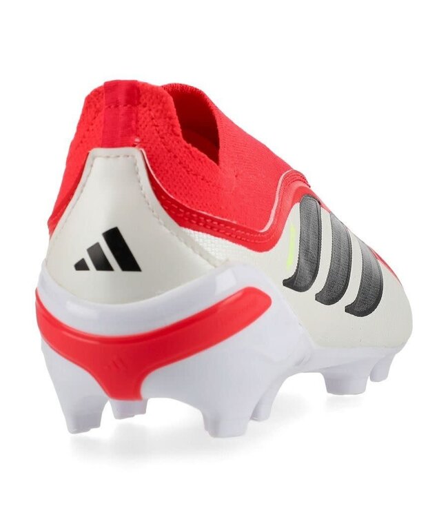adidas adidas Predator 26 League Laceless FG - Lucid Red/Core Black/Cloud White