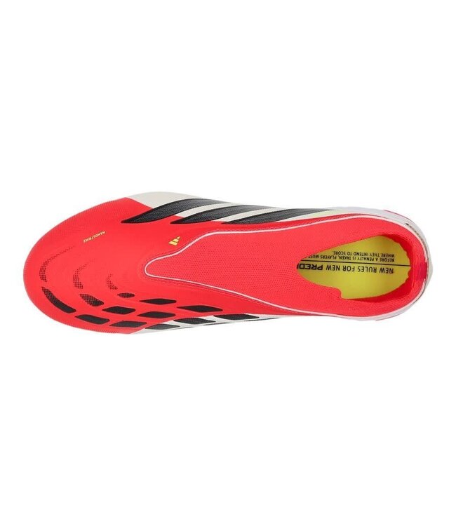 adidas adidas Predator 26 League Laceless FG - Lucid Red/Core Black/Cloud White