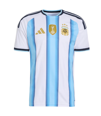 adidas adidas Argentina World Cup 2026 Authentic Home Jersey - White/Icey Blue/Light Blue