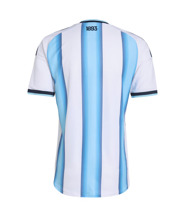 adidas adidas Argentina World Cup 2026 Authentic Home Jersey - White/Icey Blue/Light Blue