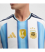 adidas adidas Argentina World Cup 2026 Authentic Home Jersey - White/Icey Blue/Light Blue