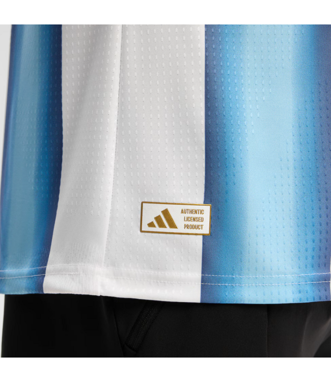 adidas adidas Argentina World Cup 2026 Authentic Home Jersey - White/Icey Blue/Light Blue