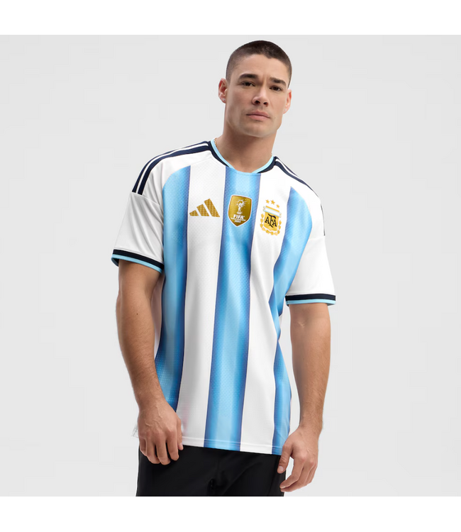 adidas adidas Argentina World Cup 2026 Authentic Home Jersey - White/Icey Blue/Light Blue