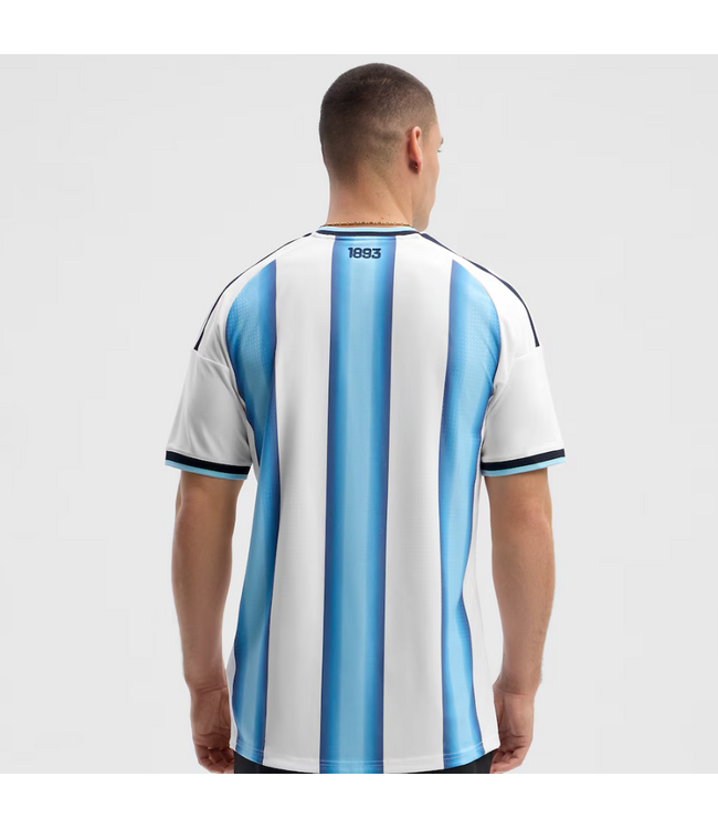 adidas adidas Argentina World Cup 2026 Authentic Home Jersey - White/Icey Blue/Light Blue