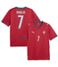 Puma Puma Portugal World Cup 2026 Cristiano Ronaldo Home Jersey - Club Red/Green Lagoon