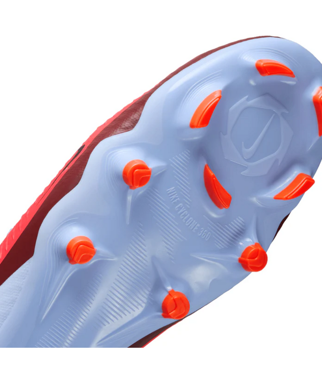 Nike Nike Phantom 6 Low Academy FG / MG Cleats - Bright Crimson/Royal Tint